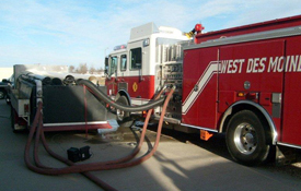 pump testing on pumpers